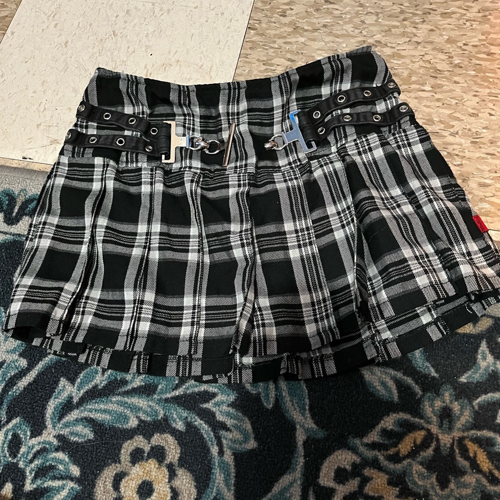 tripp nyc plaid skirt